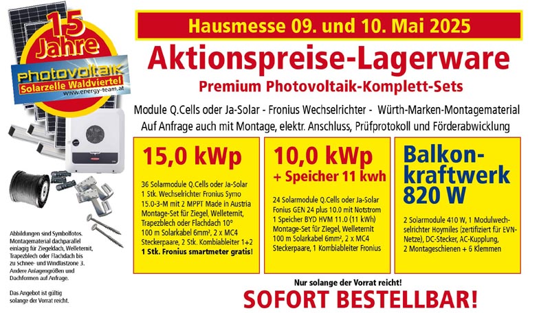 Angebot der Woche - Energy-Team.at